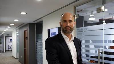 David Mackenzie, the chief executive of Mackenzie Jones, says some of his company’s best idea come at the price of a Dh15 coffee. Ravindranath K / The National