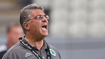 Marcos Paqueta's success as Al Shabab manager has attracted interest from Qatar. Razan Alzayani / The National