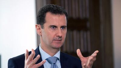 Syrian president Bashar Al Assad. Syrian Arab News Agency / AFP