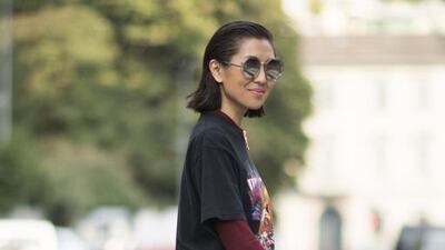 A guest seen during Milan Fashion Week Spring / Summer 2017. Timur Emek / Getty Images
