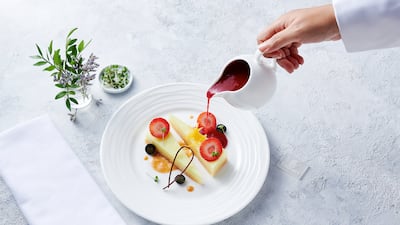 Emirates has a chef-curated vegan menu in the first and business-class cabins. Photo: Emirates