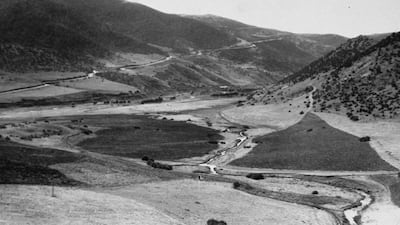 The mountains of Turkey, seen here in a US Army Signal Corps aerial photo from the First World War, are a crucial setting for Kamila Shamsie's new novel. US Army Signal Corps / Time & Life Pictures / Getty Images / April 2014