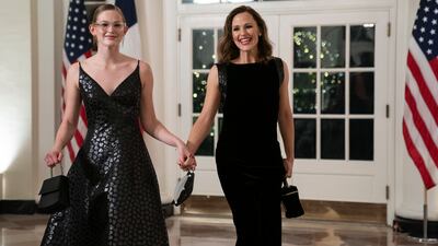 US actress Jennifer Garner and daughter Violet Affleck. EPA