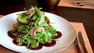 Fatayel, one of the dishes demonstrated at the Arabic cooking class at The Yas Hotel in Abu Dhabi.