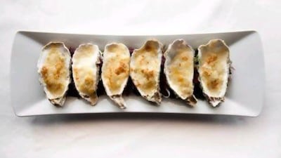 Rock oyster thermidor.