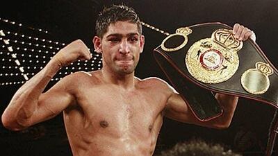 Amir Khan impressed on his first live American television appearance.