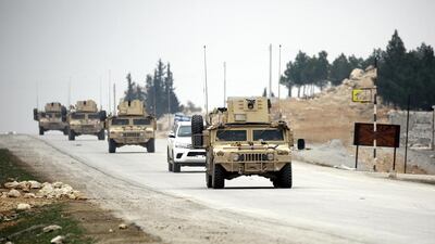 There is US military presence in Manbij and any confrontation between them and Turkish forces, two Nato allies, would mark a major escalation. Delil Souleiman / AFP
