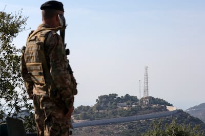 The Lebanese army is under pressure from Israel to disarm Hezbollah. EPA
