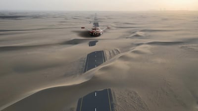 Grendizer in the desert. Courtesy MB&F MAD Gallery