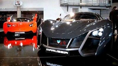 Cars from Russia's Marussia. Christian Alminana / AFP