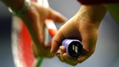 The racket of Thiem. AFP