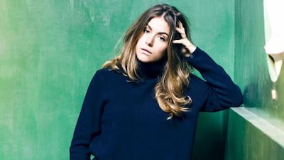 Designer Cecilie Jorgensen uses the traditional Palestinian kaffiyeh scarf fabric in her designs. Courtesy Cecilie Copenhagen