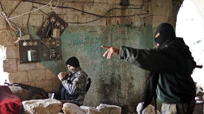 Islamist rebels on the front line of Syria’s civil war. Ahmed Jadallah / Reuters