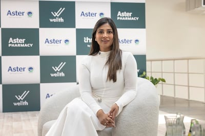 Alisha Moopen is managing director of Aster. Antonie Robertson / The National