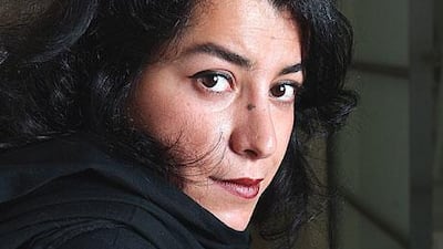 The Iranian author Marjane Satrapi. Her film Chicken With Plums will screen at the Abu Dhabi Film Festival on Friday and Saturday.