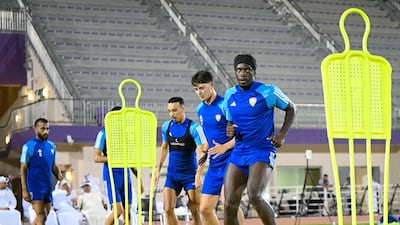 Mackenzie Hunt, Junior Ndiaye and other overseas-based players have been added to the UAE squad for the World Cup qualifiers. Photo: UAE FA