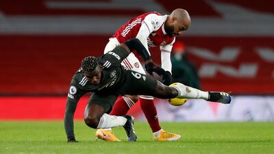Alexandre Lacazette, 6 -- Did well with his free kick that rattled the bar but went missing for large spells which, in a game like this, is disappointing for the Gunners. PA