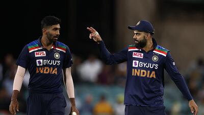 Jasprit Bumrah returned to form for India in the third ODI against Australia at Manuka Oval in Canberra on Wednesday. Getty