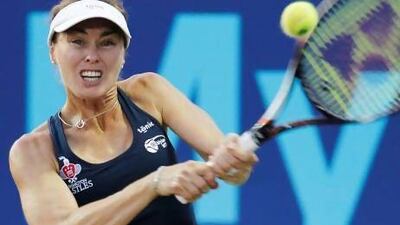 Martina Hingis has been playing World Team Tennis and has accepted a wild card to play doubles alongside Daniel Hantuchova at the Southern California Open in Carlsbad later this month. Kim Johnson Flodin / AP Photo