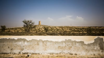 The E11 in May 2008. The motorway travels from the tip of Ras Al Khaimah to the border with Saudi Arabia in the south-west. Lauren Lancaster / The National