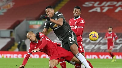 Fabinho - 8. Another composed performance by the Brazilian. He produced a brilliant sliding block to stop a Fernandes opportunity and snuffed out a Rashford counter-attack late on. Reuters