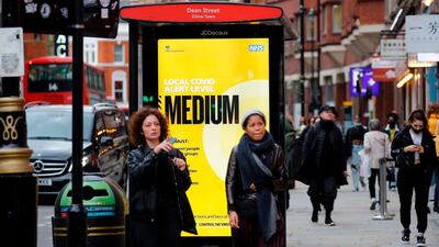 Boris Johnson has introduced a three-tier alert system for coronavirus. AFP