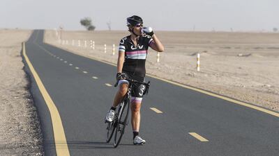 Emma Woodcock says a campaign is needed among drivers to promote awareness of cyclists. Antonie Robertson / The National