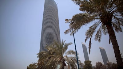 Landmark Tower, the headquarters of Alpha Dhabi, in downtown Abu Dhabi. Christopher Pike / The National