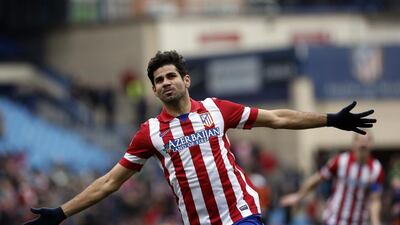 Atletico Madrid's Diego Costa has emerged as a force in domestic and European football after years of loan moves and injury frustration. Susana Vera / Reuters