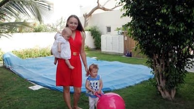Daniya Jackson has drained and covered her pool to protect her daughters