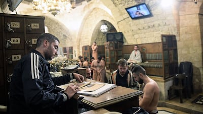 Aleppo's bathhouses have for centuries served as a social hub.