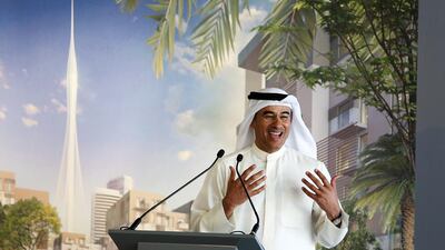 Mohamed Alabbar, chairman of Emaar Properties, said 2016 was a difficult year for the property sector. Pawan Singh / The National