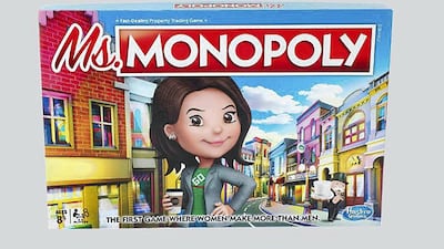 In Hasbro's Ms Monopoly, women earn $240 for passing go, while men get just $200. Courtesy Hasbro