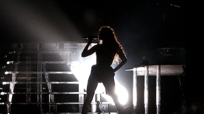 The singer came to the UAE on the back of big-selling 2008 album 'I Am ... Sasha Fierce'. Philip Cheung / The National