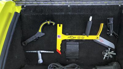 The Glass Master, used to cut through glass in vehicular accidents