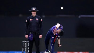 Bangla Tigers spinner Kevin Koththiigoda. Chris Whiteoak / The National