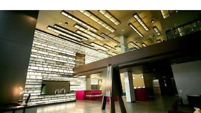 The lobby at Chrome, Kolkata. The hotel bills itself as an ultra-modern five-star but doesn't quite live up to its claims. Courtesy of Small Luxury Hotels of the World