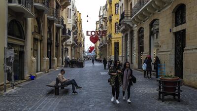 Lebanon needs to start implementing reforms to tackle its debt, currently at 150 per cent of GDP and funding needs. JOSEPH EID/AFP
