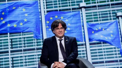 Carles Puigdemont fled to Belgium in October 2017 after a referendum on the independence of Catalonia. EPA