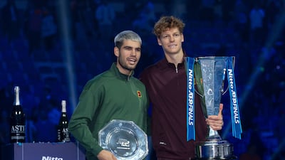 Jannik Sinner, right, will be aiming for his third Australian Open title while Carlos Alcaraz is searching for his first. PA