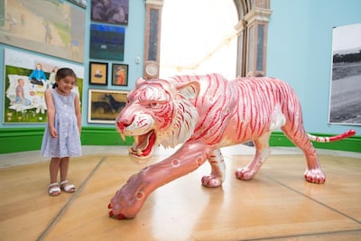 David Mach’s 'Easy Tiger'. David Parry/ Royal Academy of Arts
