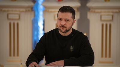 Ukrainian President Volodymyr Zelenskyy will be in Davos this week. AP