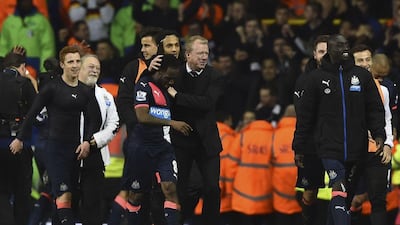 Steve McClaren's Newcastle United have beaten Liverpool and Tottenham Hotspur in consecutive weeks. Ben Stansall / AFP