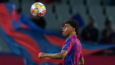 Lamine Yamal is Barcelona's youngest goalscorer aged 16 years and 87 days. AFP