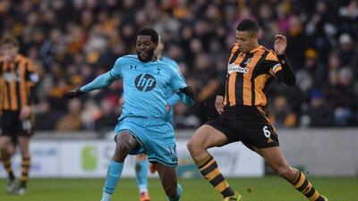 Emmanuel Adebayor and Tottenham are sixth in the Premier League. Gareth Copley / Getty Images