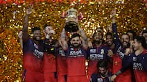 Cricket - Indian Premier League - IPL - Final - Royal Challengers Bengaluru v Gujarat Titans - Narendra Modi Stadium, Ahmedabad, India - May 31, 2026 Royal Challengers Bengaluru's Virat Kohli lifts the trophy as he celebrates with teammates after winning the Indian Premier League REUTERS / Amit Dave