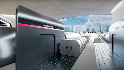 HyperloopTT Express Freight will enable fast onboarding of freight with staggered doors for simultaneous loading and unloading