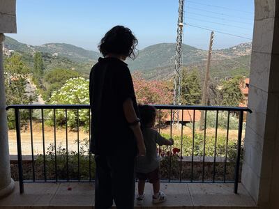 Dia with his mother Nour. Nasri Atallah / The National