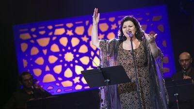 Lebanese poet and singer Jahida Wehbe. Photo by Youness Hamiddine