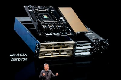 Nvidia chief executive Jensen Huang spoke about the company's partnership with Nokia to create the Arc Aerial RAN Computer.